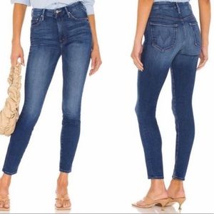 Mother Denim High Waisted Looker Skinny Jeans